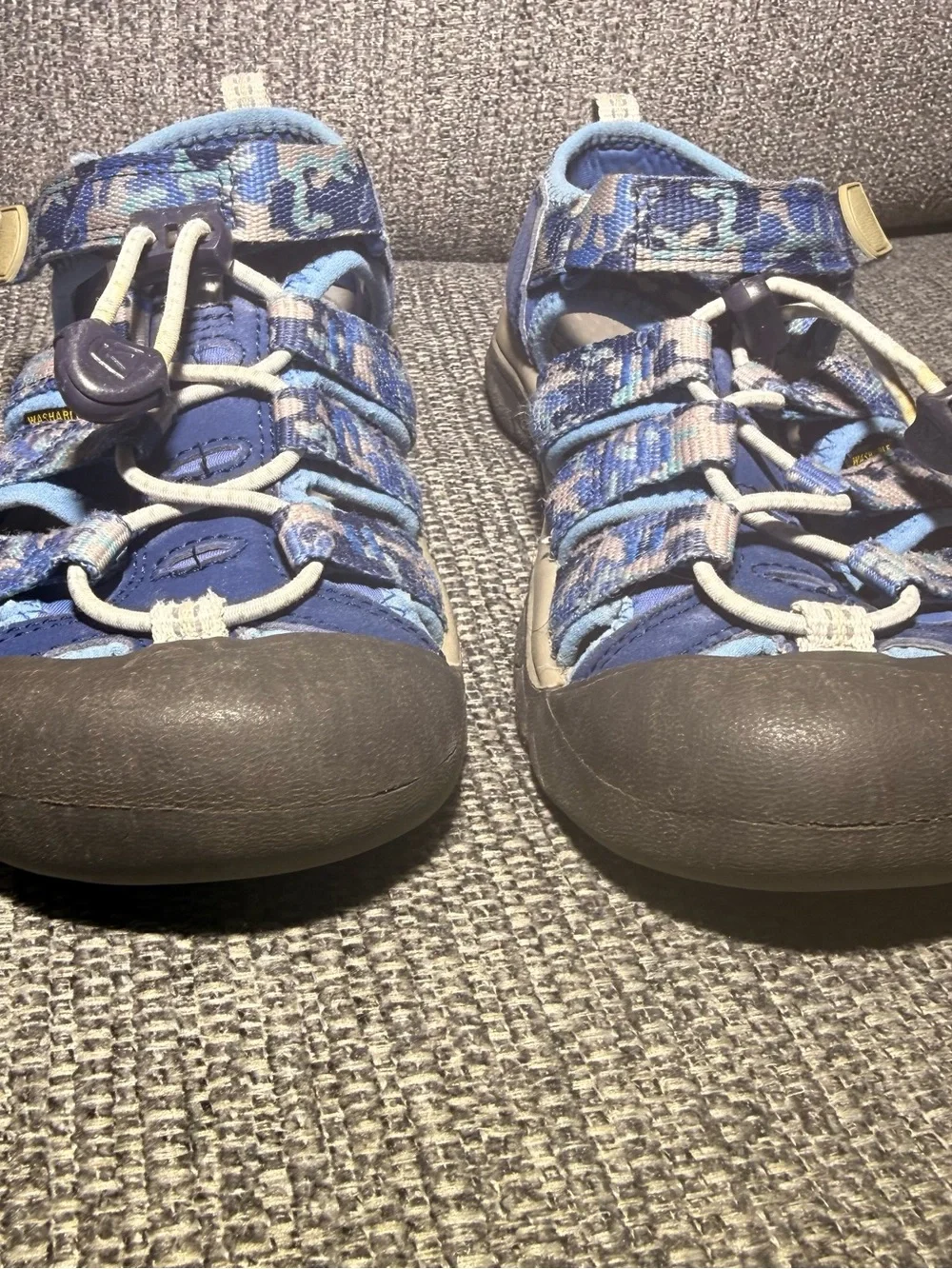 KEEN Newport H2 Blue Camo Waterproof Sports Hiking Sandals little Kids size 1.0